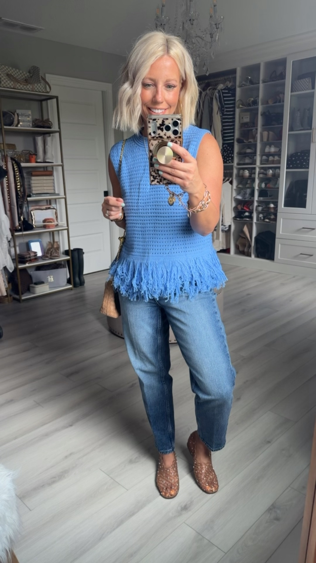 This knit tank is trendy and fun!!!
⬇️⬇️⬇️
Top medium (could have done small)
Jeans TTS size 4
Shoes TTS (if between sizes go up)

#LTKSeasonal #LTKootd #LTKSaleAlert