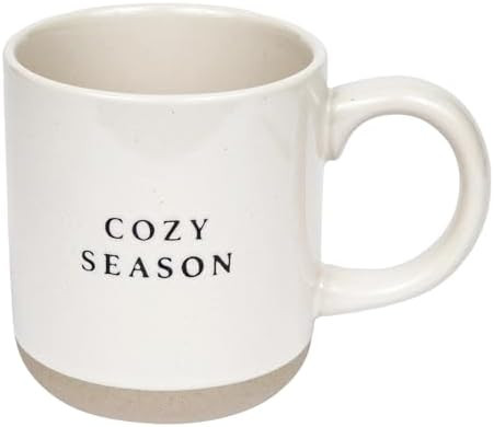 Sweet Water Decor Cozy Season Stoneware Coffee Mug | Fall and Winter Novelty Coffee Mugs | Microw... | Amazon (US)