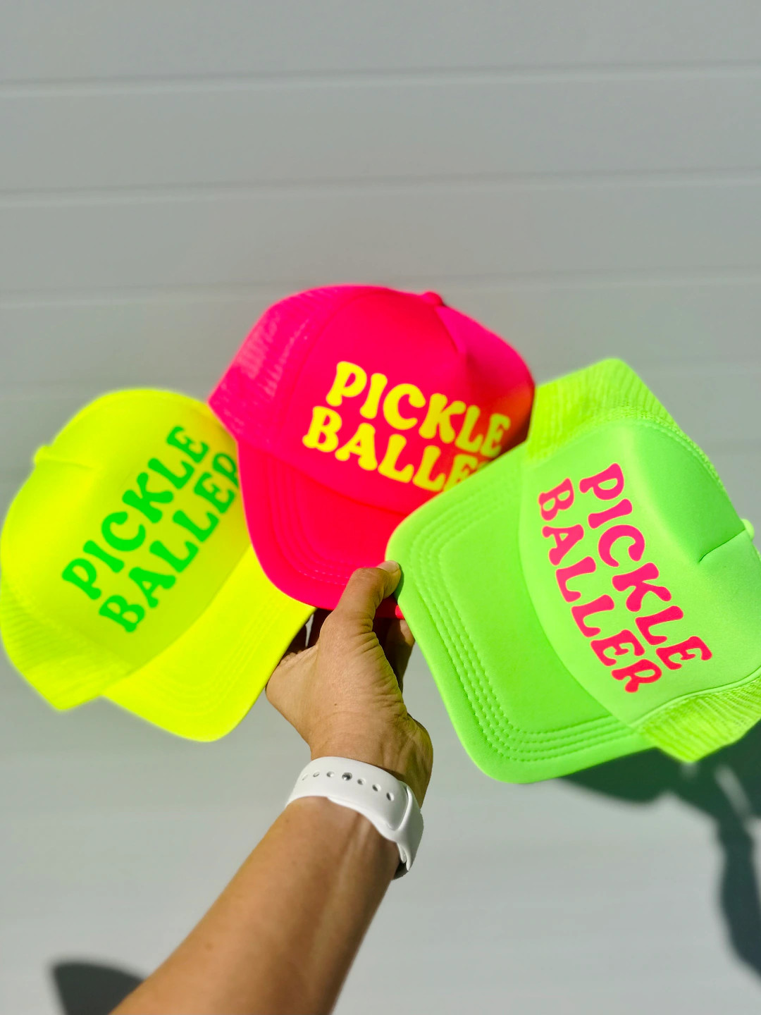 Neon Trucker Hat - Trucker hat with patches - chenille hat patch hat - patch hat - bachelorette p... | Etsy (US)