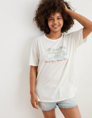 Aerie Graphic Boyfriend T-Shirt | American Eagle Outfitters (US & CA)