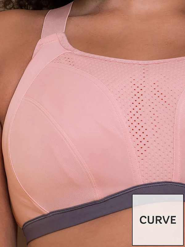Curvy Kate Everymove Wired Multiway Sports Bra Blush/charcoal | Very (UK)