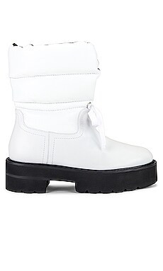 Stuart Weitzman Tyler Ultralift Bootie in White & Black from Revolve.com | Revolve Clothing (Global)