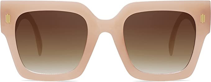 SOJOS Vintage Oversized Square Sunglasses for Women,Retro Womens Luxury Big Sun Glasses UV400 Pro... | Amazon (US)