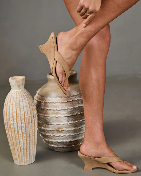 Ranie Faux Suede Wedge Heels | VICI