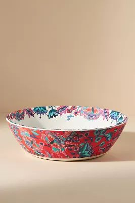 Alexandra Farmer The Flock Melamine Serving Bowl | Anthropologie (US)