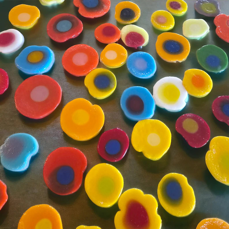 Color Pop Flats  96 coe | Etsy (US)