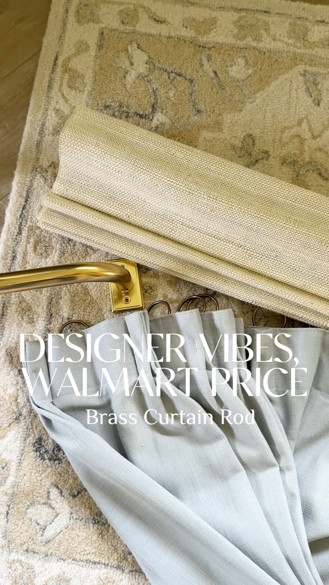 I was so impressed with the quality of this brass-colored curtain rod from  we used in our primary bathroom! I love the French return style which allows curtains to go fully to the wall to block light (perfect for bedrooms with blackout drapes)—but I also appreciate this rod’s brass finish (the goldilocks of brass colors), which looks high-end and feels really sturdy.

It’s also finally back in stock in multiple sizes with multiple color options. 


#curtainrods #walmartfinds #designerlookforless #budgetfriendlyhome

#LTKHome