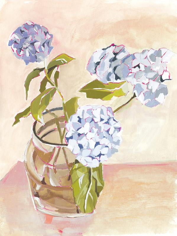 Hydrangea from the garden | Artfully Walls