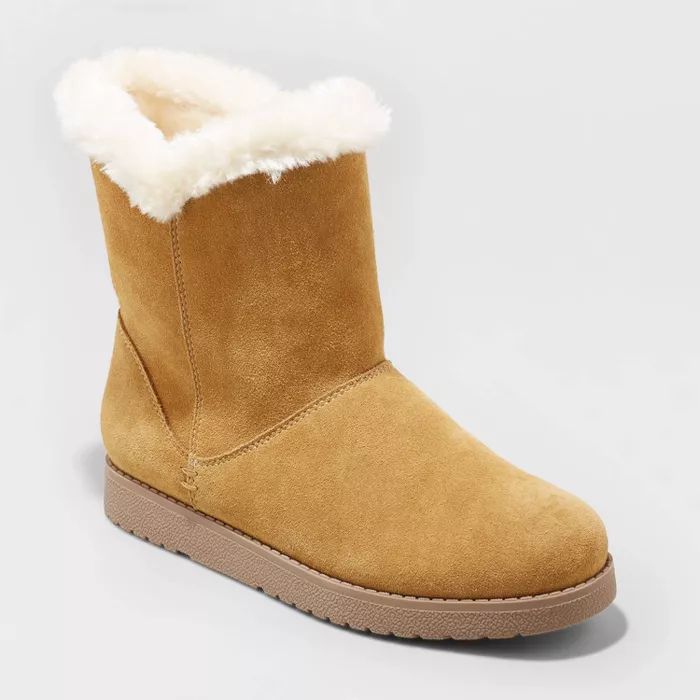 Women's Cat Mid Shearling Style Boots - Universal Thread™ | Target