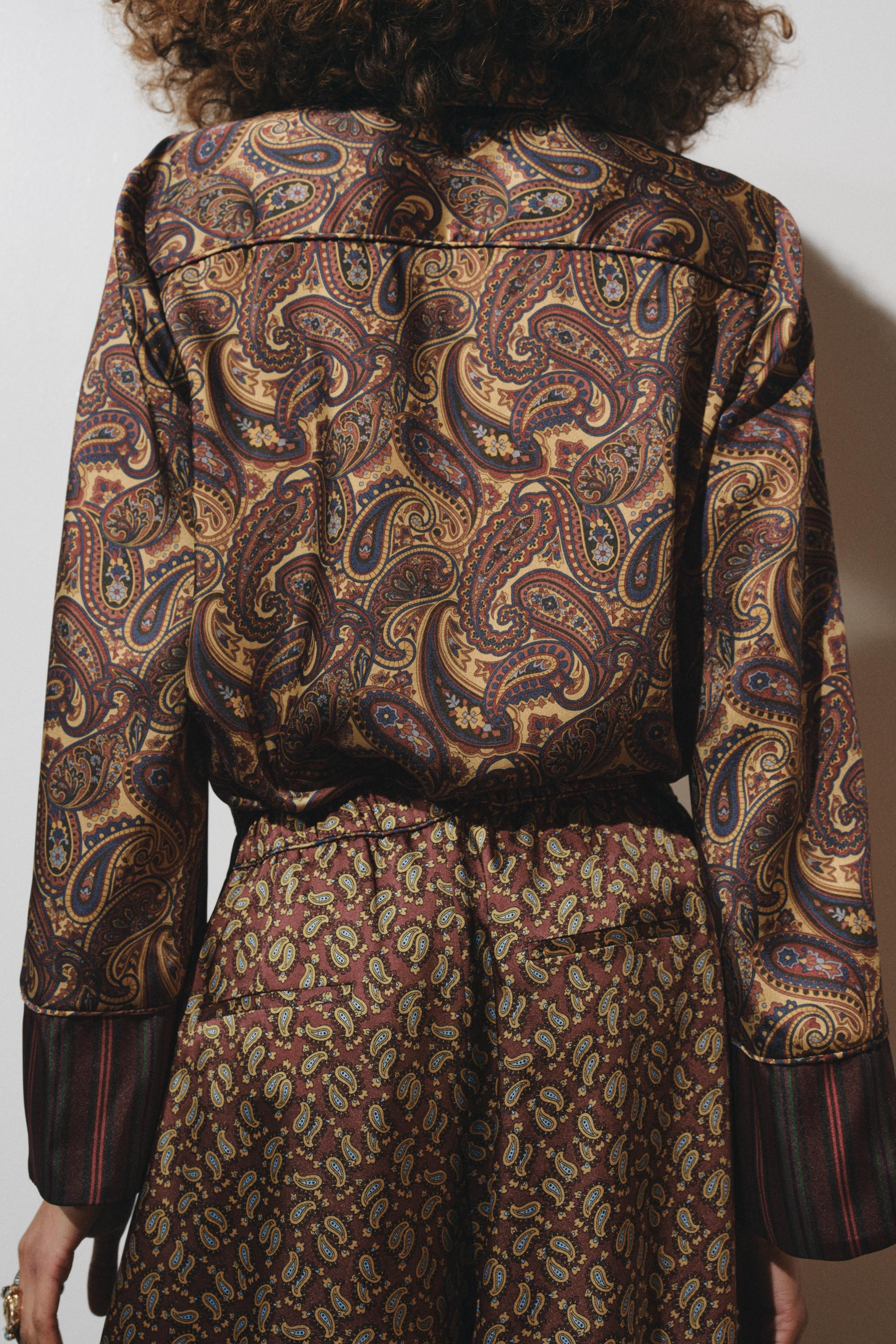 PAISLEY PAJAMA SHIRT ZW COLLECTION | Zara US