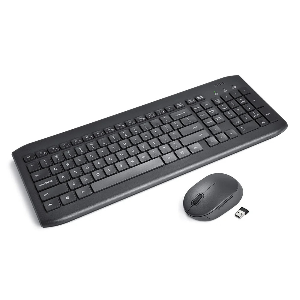 onn. Wireless Keyboard and Mouse Combo, Fullsize Keyboard and 5-Button mouse | Walmart (US)