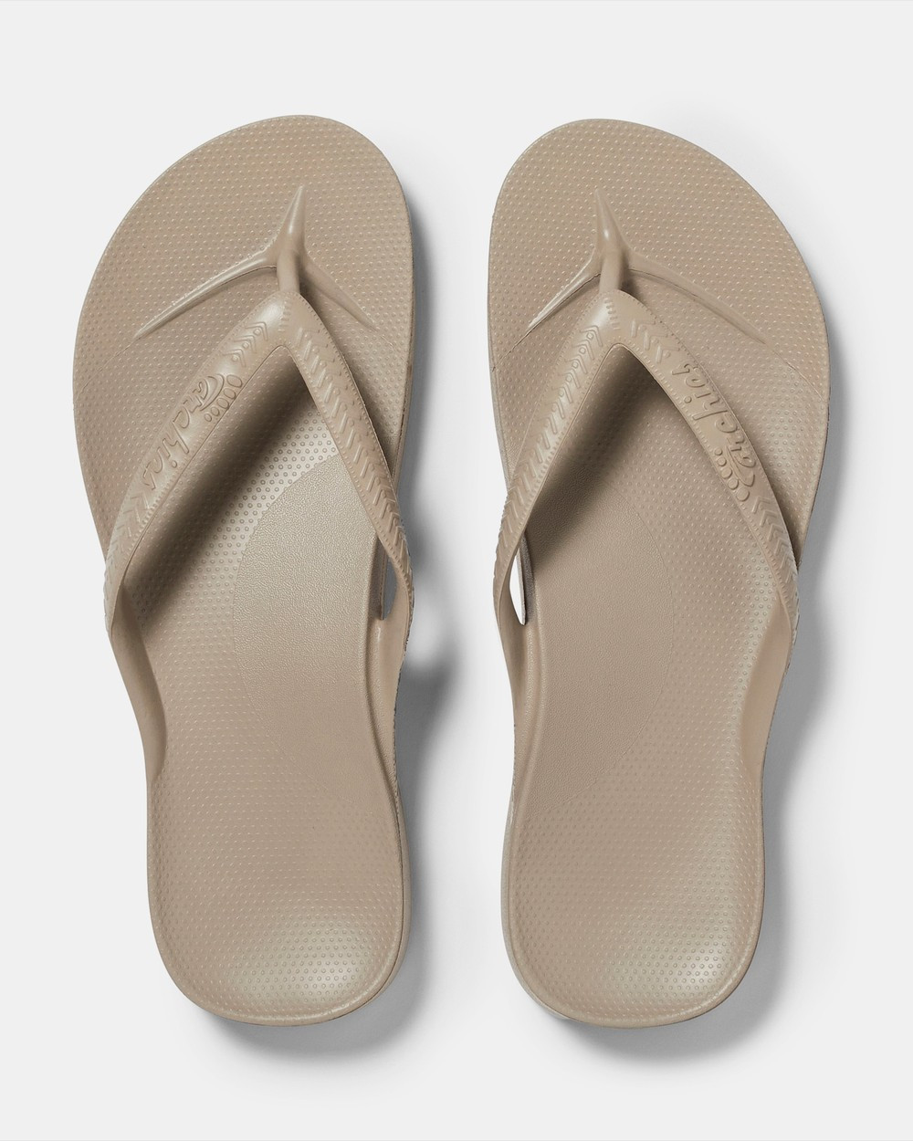 Archies Footwear - Arch Support Thongs - Shoes (Taupe) Arch Support Thongs | THE ICONIC (AU & NZ)
