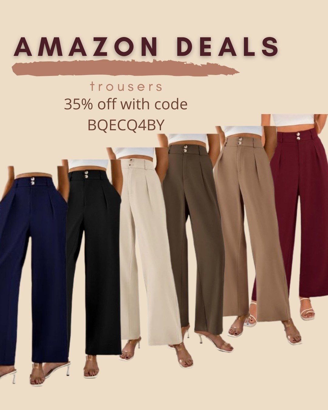 $16 ends 5/26

Amazon fashion
Amazon deals
Wide leg pants
Trousers
Workwear

#LTKSaleAlert #LTKWorkwear