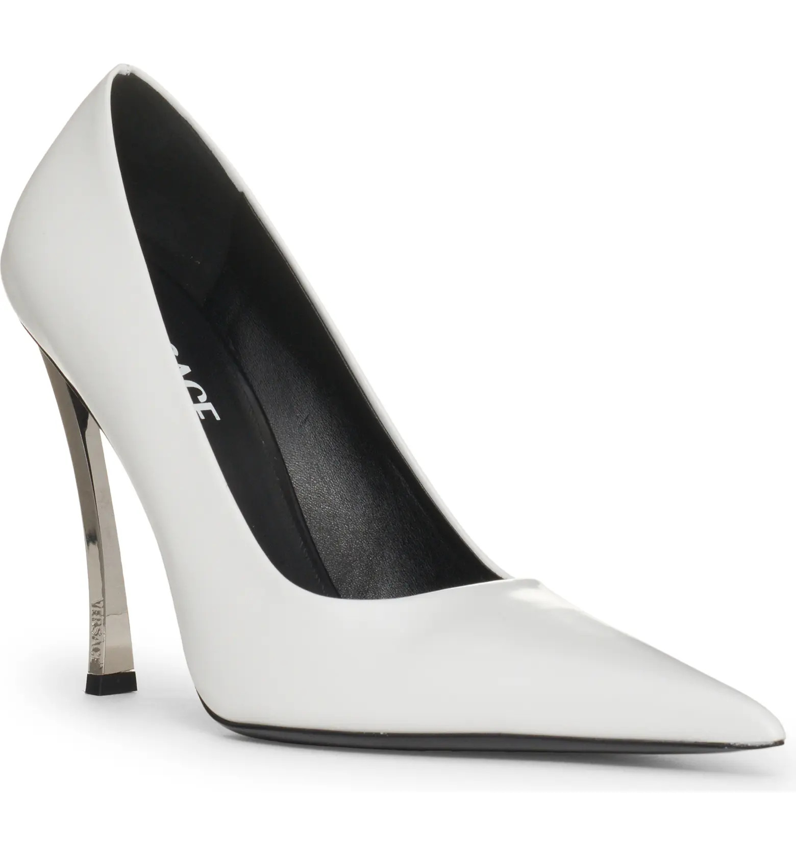 Versace Curved Heel Pointed Toe Pump | Nordstrom | Nordstrom Canada