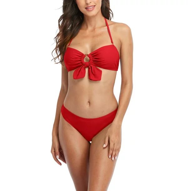 Charmo Women Bikini Set Halter Swimsuits Ladies Two Pieces Push Up Bikini Sexy Swimwear - Walmart... | Walmart (US)
