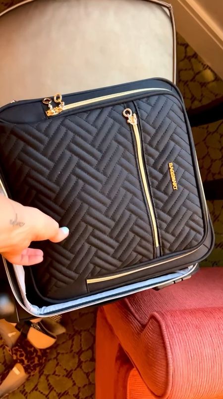 Amazon carry on luggage! Looks good with backpack (linked) on trolley strap!

#LTKTravel #LTKVideo #LTKFindsUnder100