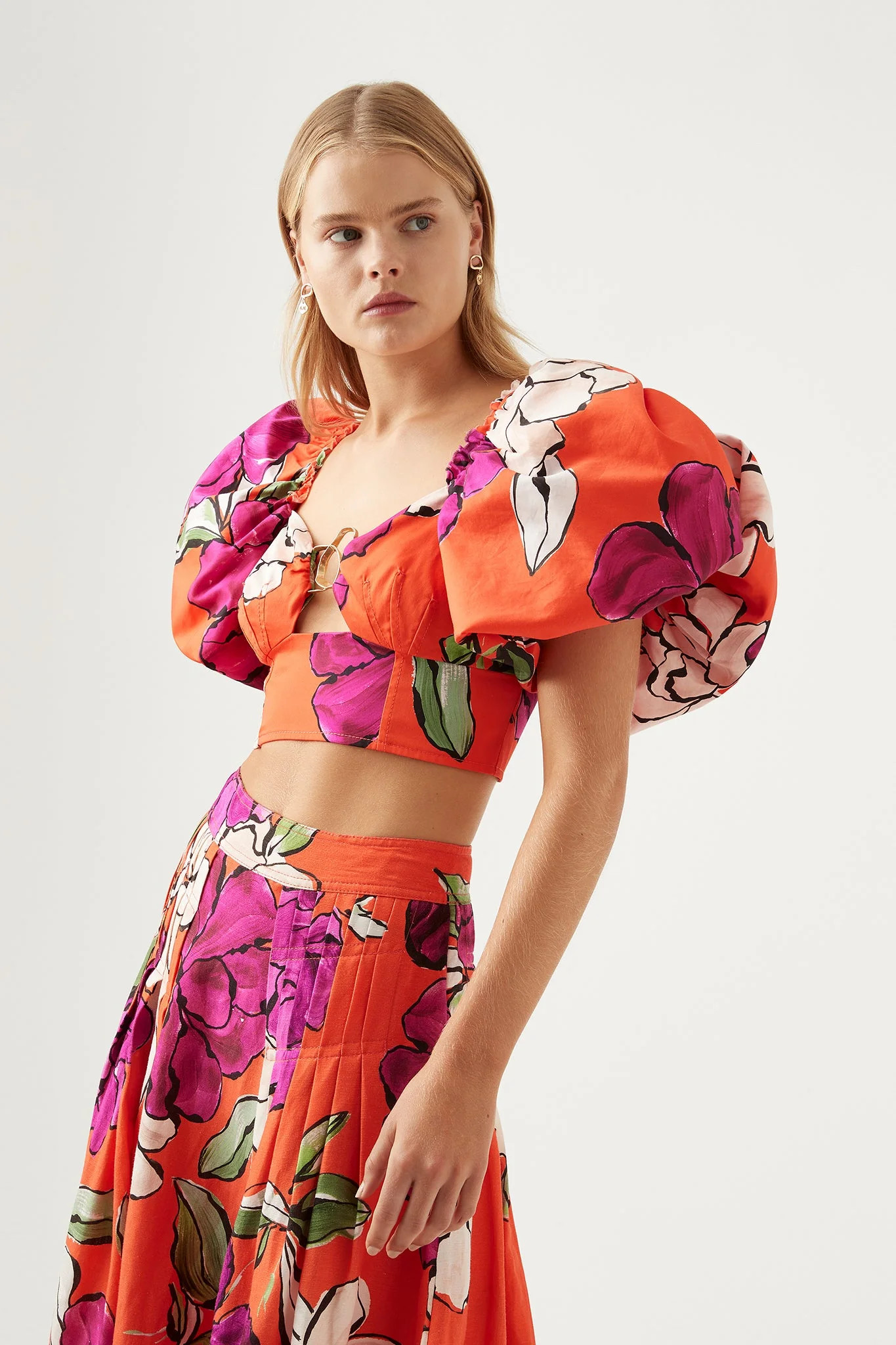 Marcel Puff Sleeve Bodice | aje. (US, UK, Europe, ROW)