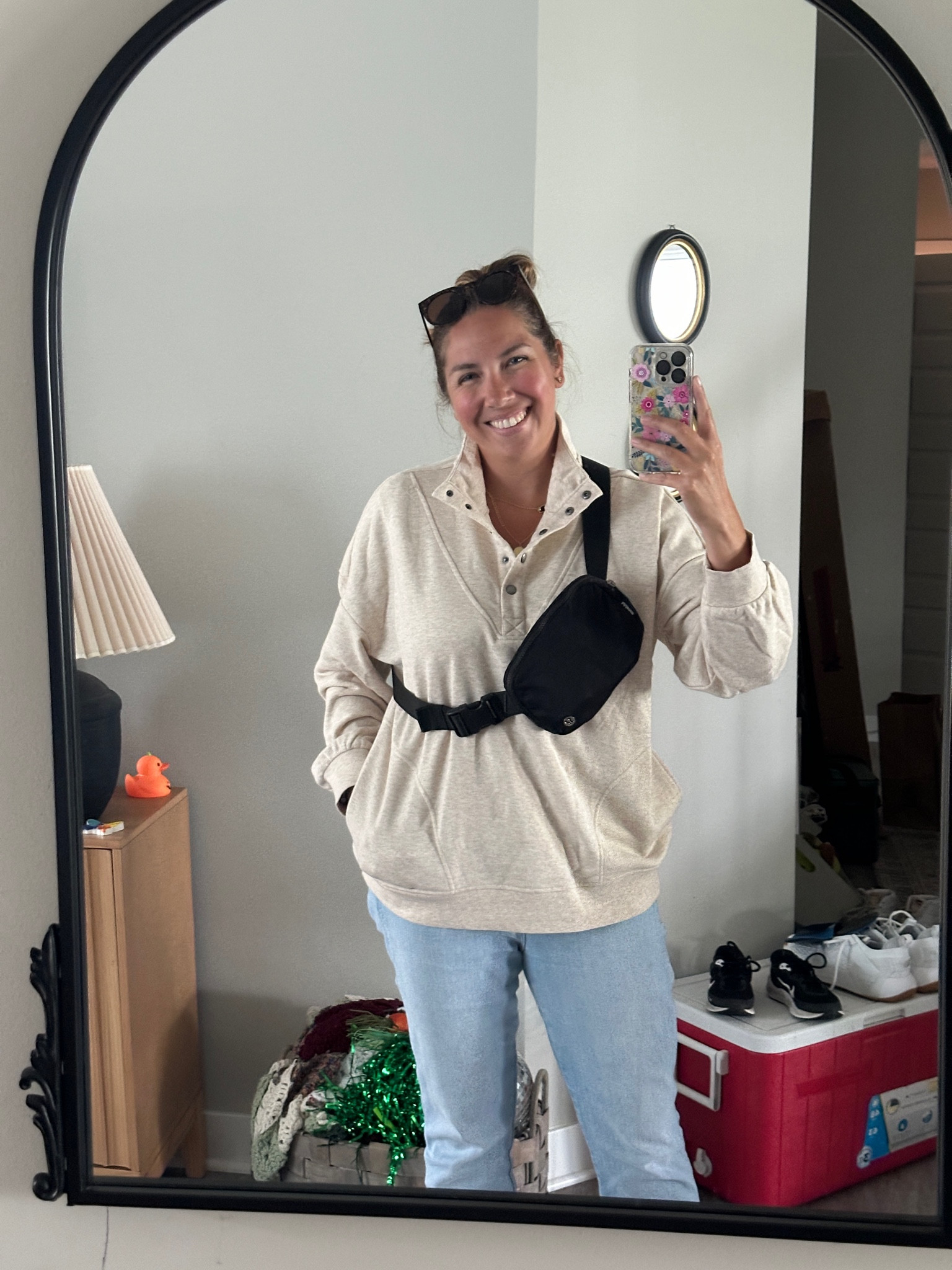 Heading out to watch Twisters - always need a sweatshirt for the movies!  #walmart #womens #sweatshirts

#LTKStyleTip #LTKMidsize #LTKOver40