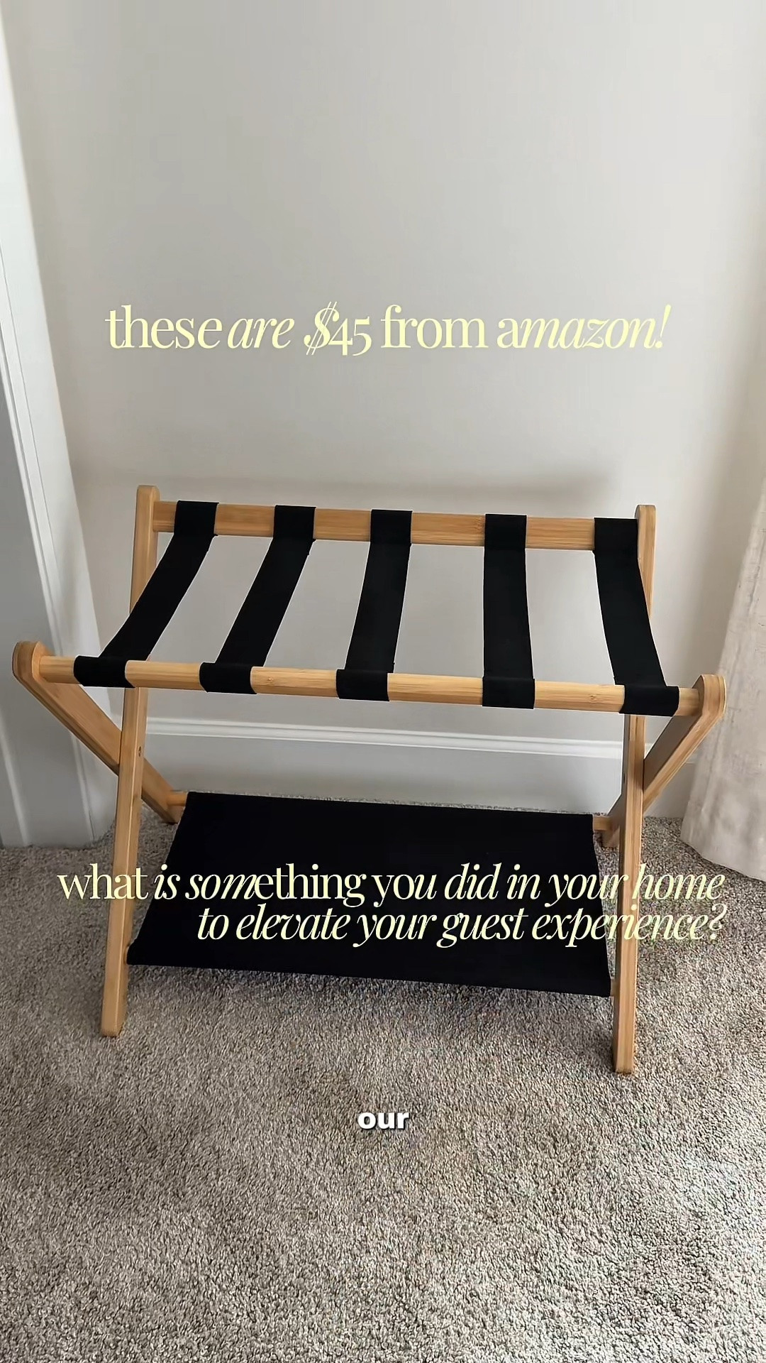 Luggage racks!! #ltkhome