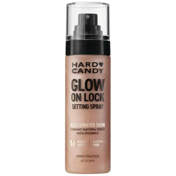 Hard Candy Glow On Lock Setting Spray, Alcohol-Free, 16 Hour Hold,  Luminous Finish | Walmart (US)