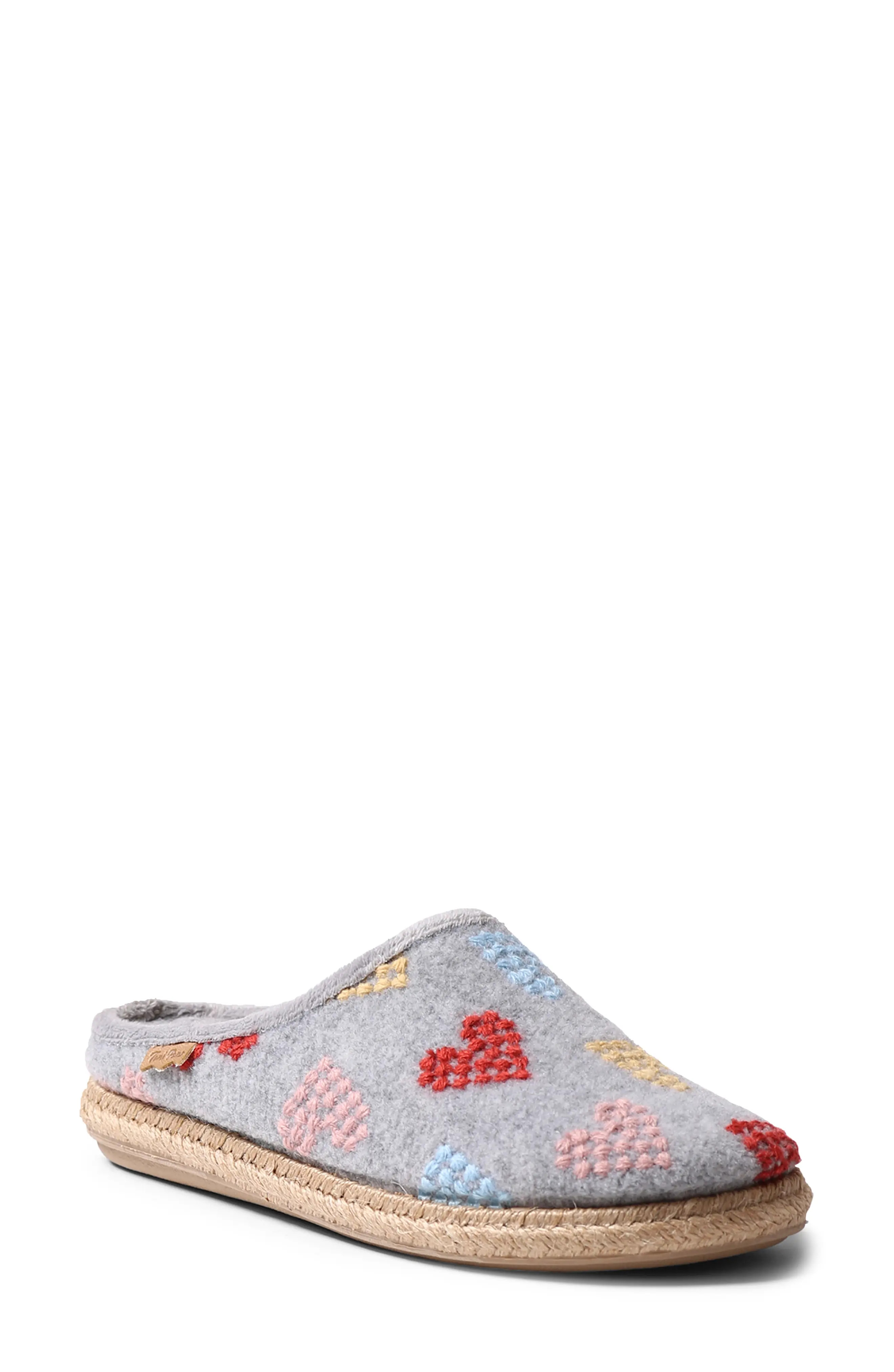 Toni Pons Mire Embroidered Slipper in Grey Wool at Nordstrom, Size 6.5Us | Nordstrom