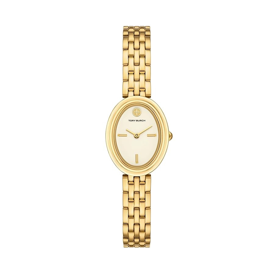 Tory Burch Women's Oval Stainless Steel Bracelet Watch | Amazon (US)
