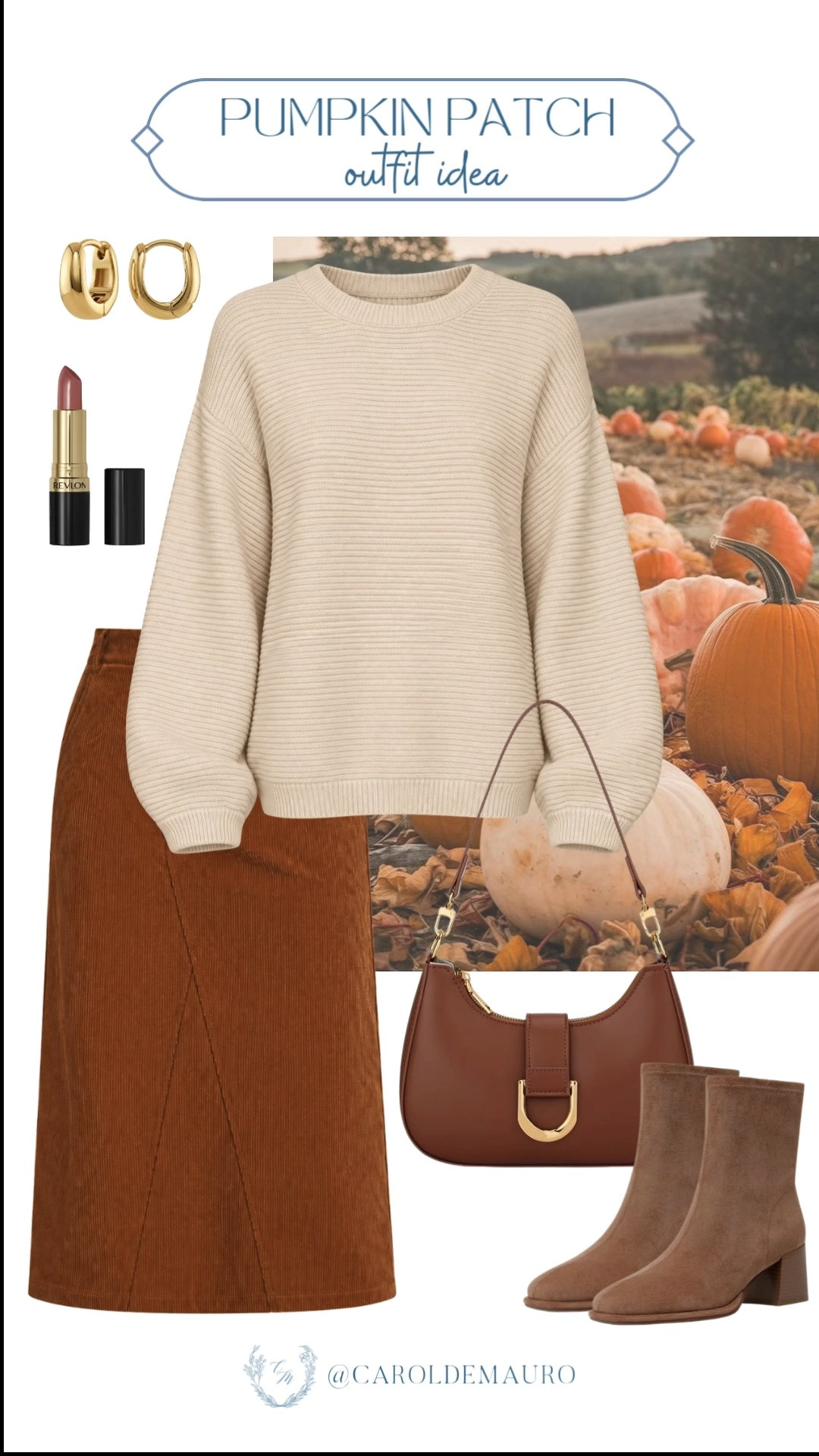 This corduroy skirt and cozy sweater combo is perfect for a pumpkin patch afternoon! Warm, simple, and so easy to style.

pumpkin patch outfit, fall outfit idea, fall fashion, women's fall style, autumn outfit, fall accessories

#LTKootd #LTKSeasonal #LTKU
