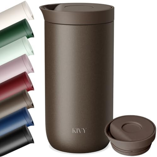 KIVY Travel Coffee Mug Tumbler 16oz - 24h Cold|6h Hot -Leakproof & BPA-Free | Amazon (US)
