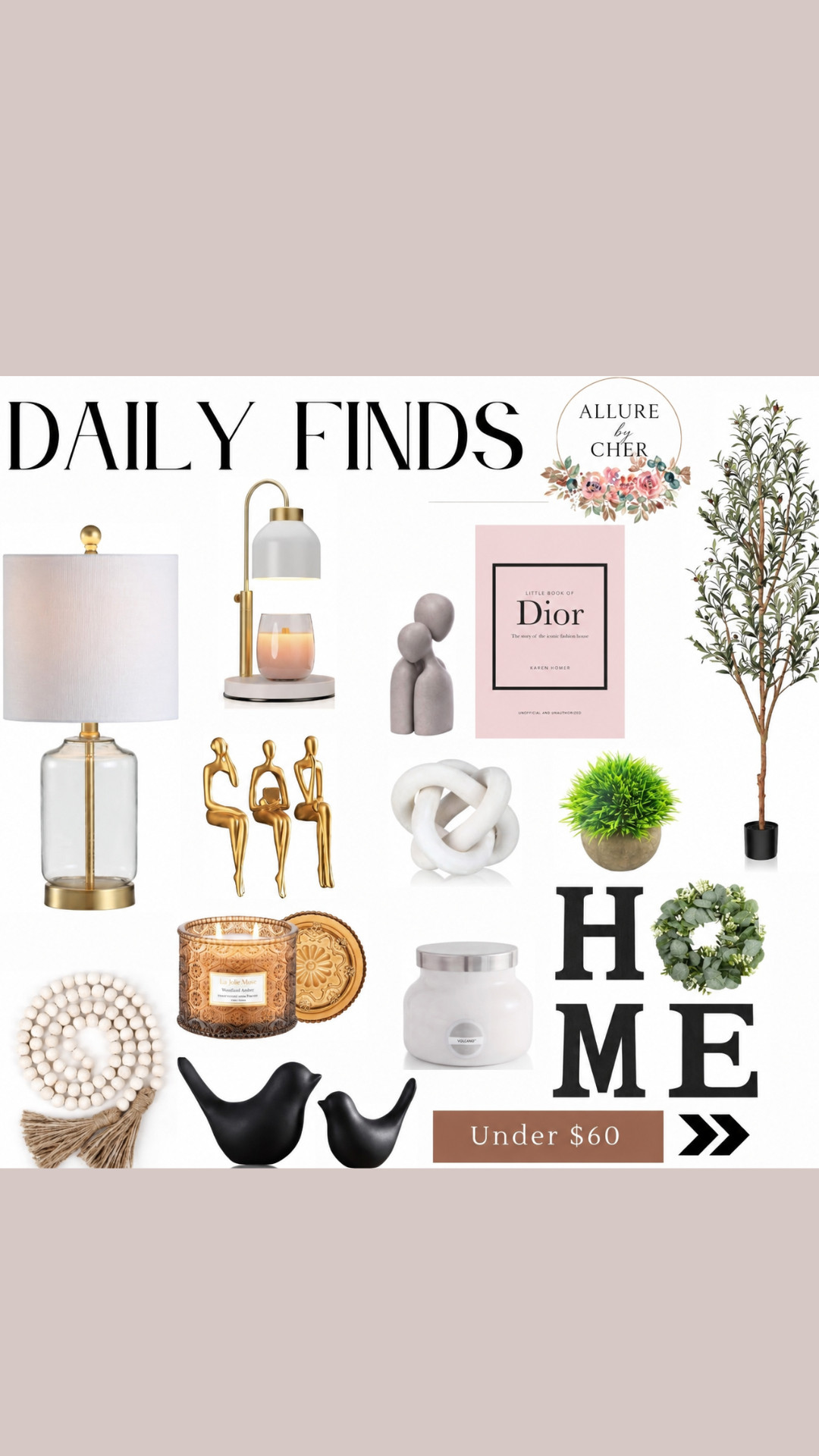 ✨ Daily Amazon Home Finds Under $60 🤍

Affordable luxe decor to elevate your space without breaking the bank! Which find is your favorite? 👀👇

Shop now & follow for more home inspo + budget-friendly decor finds! ✨

#AmazonHomeFinds #HomeDecorFinds #NeutralHomeDecor #LuxuryHomeDecor #AllureByCher #AmazonDecor 

 #LTKSeasonal #LTKHome #LTKSaleAlert
