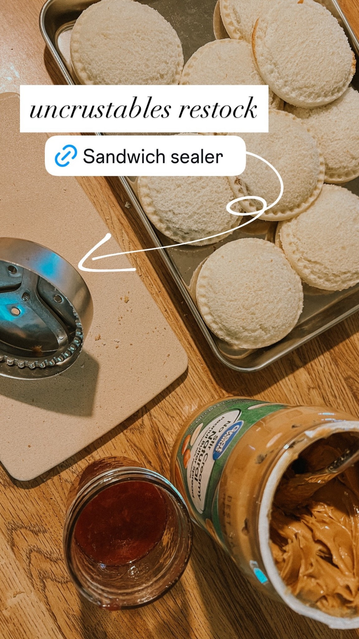 I no longer buy uncrustables. It’s so much easier to buy a big loaf of fresh bread, or make your own. Then fill them with whatever filling you choose. And use this sealer/sandwich cutter. My kids love this! 

#LTKmomlife #LTKHome #LTKKids