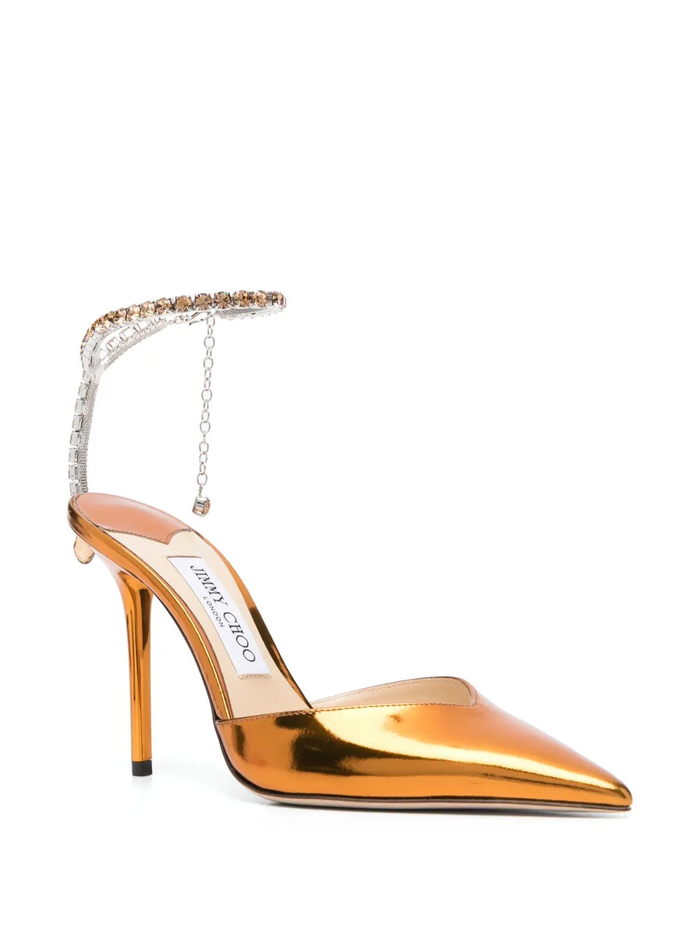Saeda 100mm leather pumps | Farfetch Global