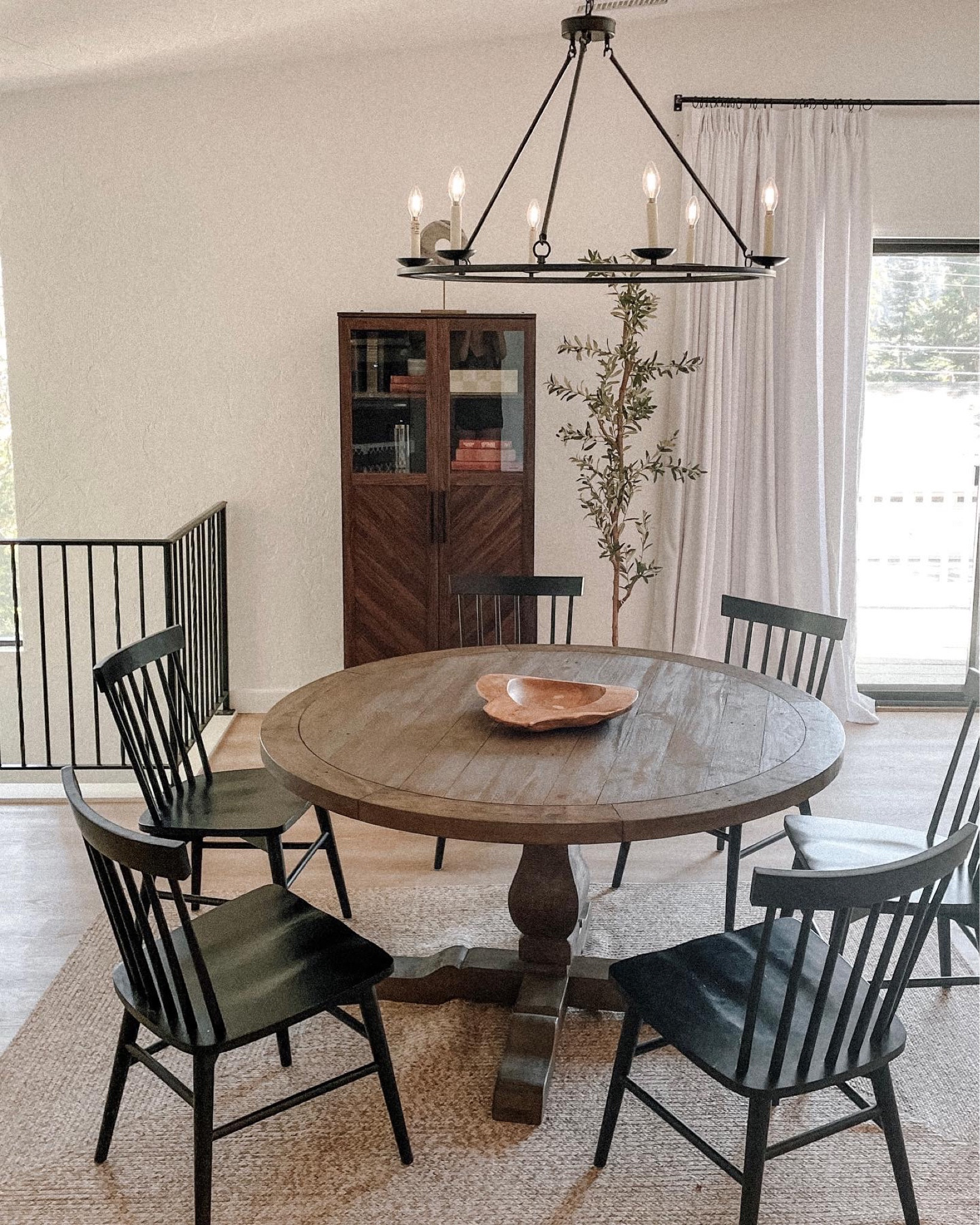 Let’s eat! 🪵
{Table is the Caden Dining Table from Living Spaces, everything else linked} 

#LTKunder100 #LTKsalealert #LTKhome