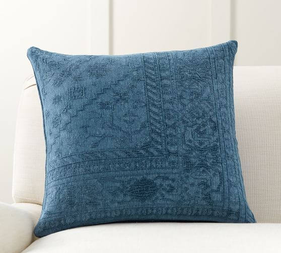 Romilly Embroidered Pillow Cover | Pottery Barn (US)