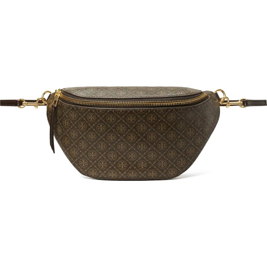 Tory Burch T Monogram Coated Canvas Belt Bag in French Press at Nordstrom | Nordstrom
