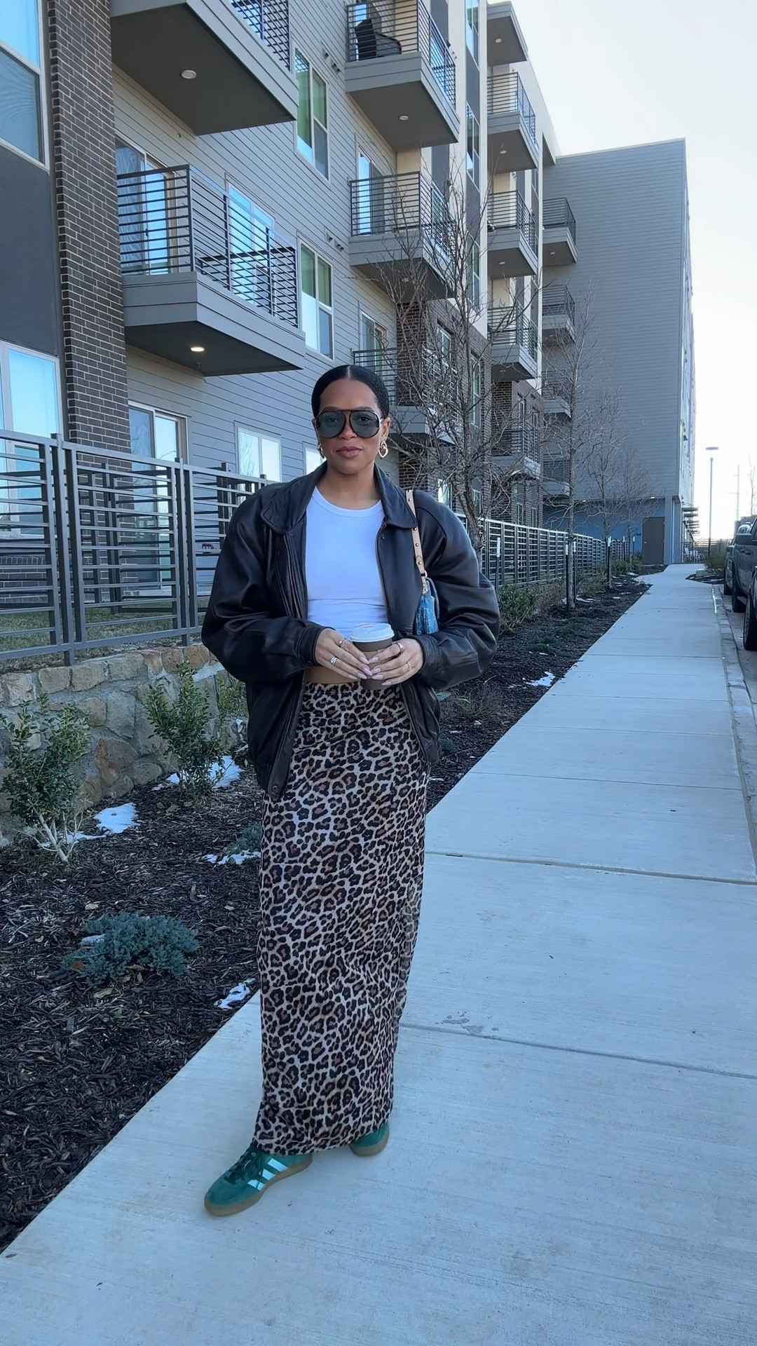 Another tall friendly maxi skirt. I’m wearing a large. Leather jacket is thrifted, but I linked similar. 

Maxi skirt, leopard print, winter outfit idea, casual outfit, leather jacket 

#LTKStyleTip #LTKMidsize #LTKFindsUnder50
