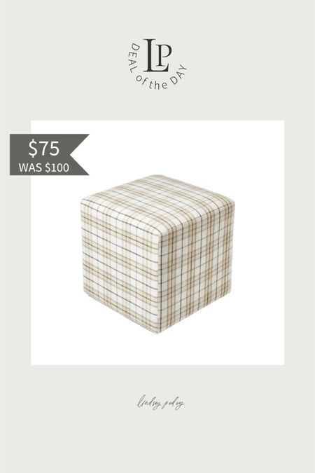 Deal of the day on these super cute Studio McGee ottomans! Would be sooo cute for fall or in a kids room! 

McGee and do, target, threshold, home decor , sale 

#LTKunder100 #LTKsalealert #LTKFind