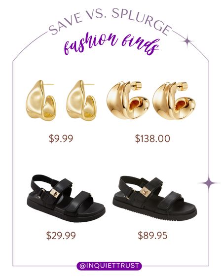 Save or splurge on these chic gold earrings and stylish black square-toe ankle strap sandals! 
#lookforless #shoeinspo #springfinds #fashionaccessories

#LTKshoecrush #LTKstyletip #LTKSeasonal
