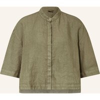 120%Lino Leinenbluse Mit 3/4-Arm gruen | Breuninger (DACH)