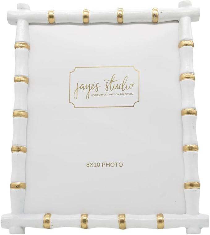 Jaye's Studio Gracie Chloe Decorative Photo & Picture Frame with Easel Stand, Hand-Painted, Glass... | Amazon (US)