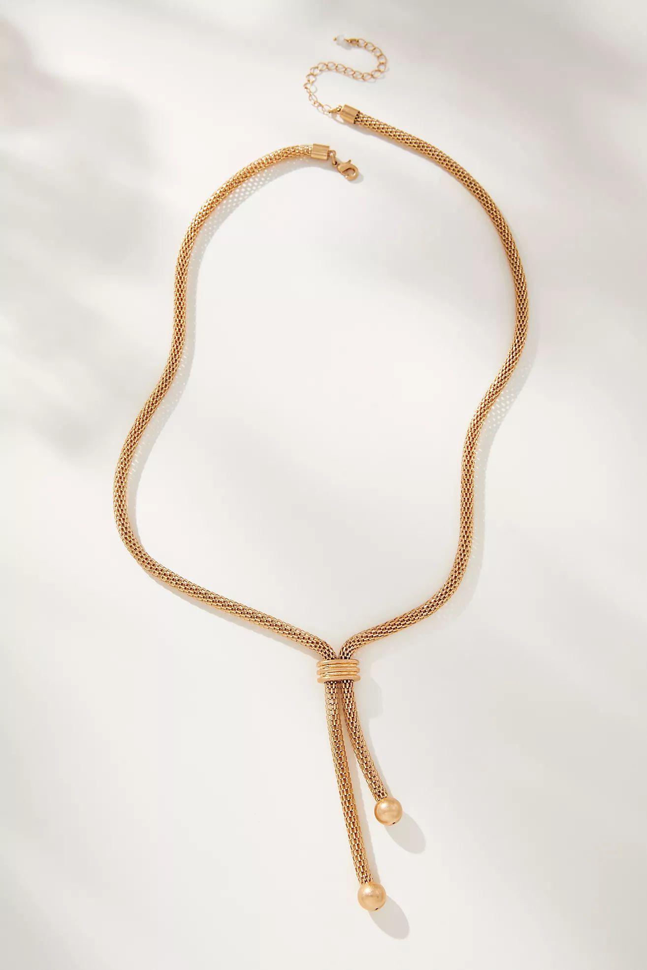 Snake Chain Slider Necklace | Anthropologie (US)