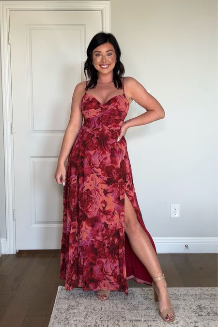 One of my favorite lulus finds! This dress is stunning and would be perfect for the beach, Valentine’s Day, or even a wedding guest dress. Wearing a size medium 

#LTKstyletip #LTKMostLoved #LTKmidsize