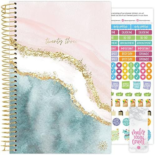 bloom daily planners 2023 Calendar Year Day Planner (January 2023 - December 2023) - 5.5” x 8.2... | Amazon (US)