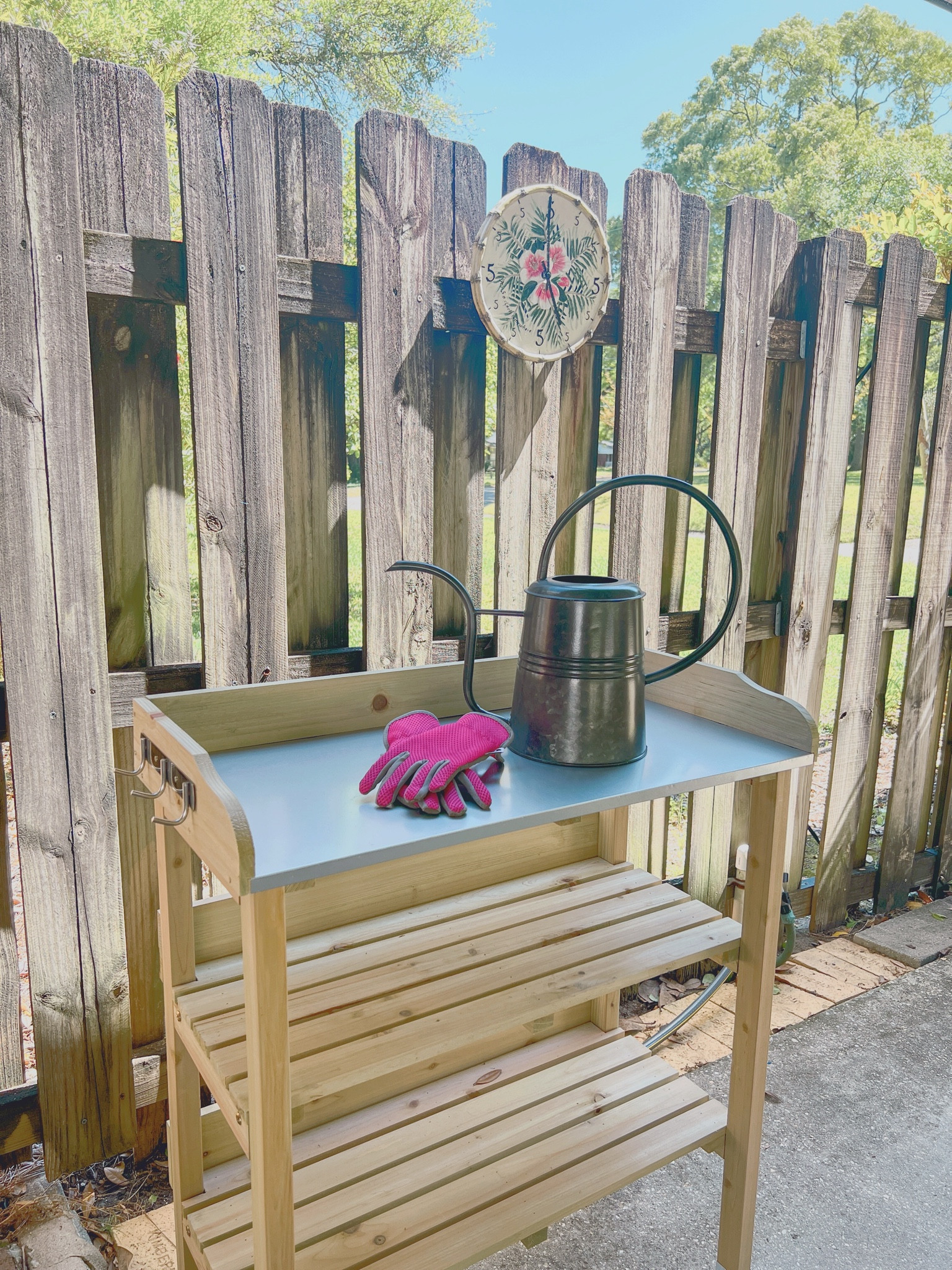 The perfect potting bench for backyard gardening! Currently on sale at Target!

#LTKhome #LTKxTarget #LTKsalealert