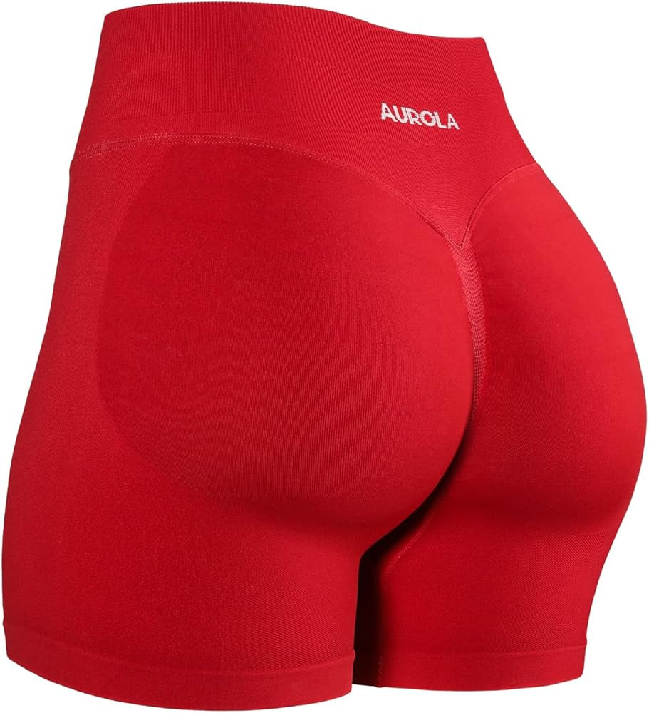 AUROLA Influence Workout Shorts for Women,2.5 3.5 4.5 5.5 6.5 No Roll Up Squat Proof Scrunch Seam... | Amazon (US)