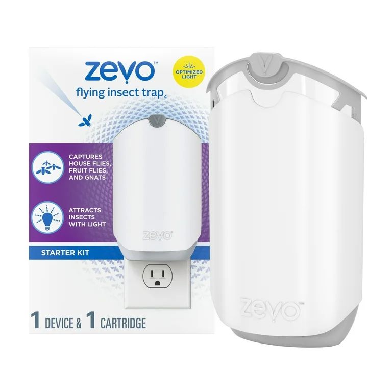 Zevo Flying Insect Trap, Fly Trap  (1 Plug-In Base + 1 Refill) | Walmart (US)