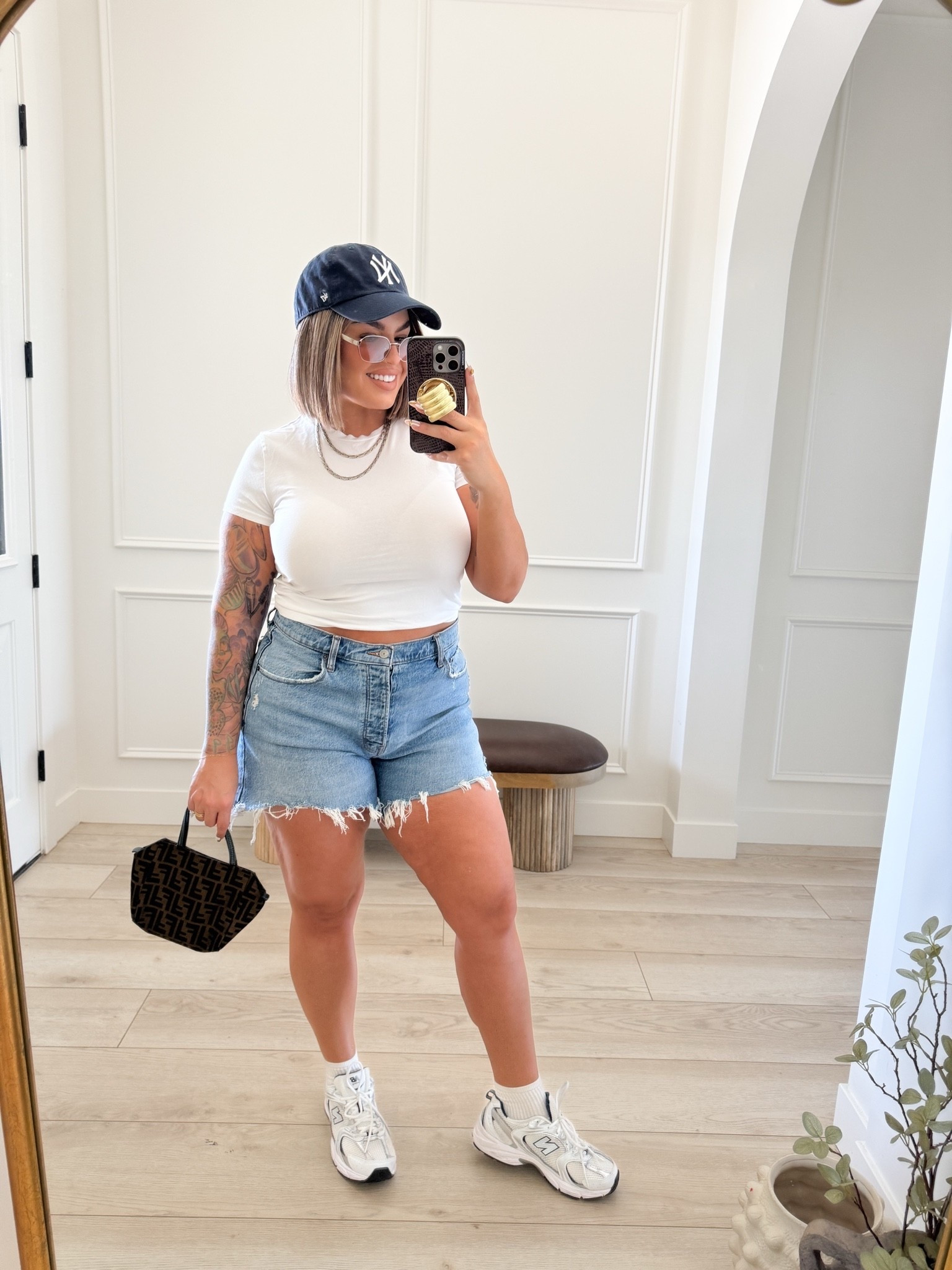Use code AFSUMMER to save extra money this weekend only for Memorial Day sale 

Shorts I size up one size for a relaxed fit 32
Tee L 
Sneakers tts

#LTKActive #LTKSaleAlert #LTKMidsize