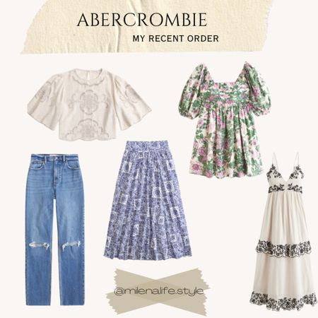 Abercrombie 💙 My Recent Order 🤩
Absolutely loved everything, can’t wait to share  how to style them 🌸

#LTKVideo #LTKSeasonal