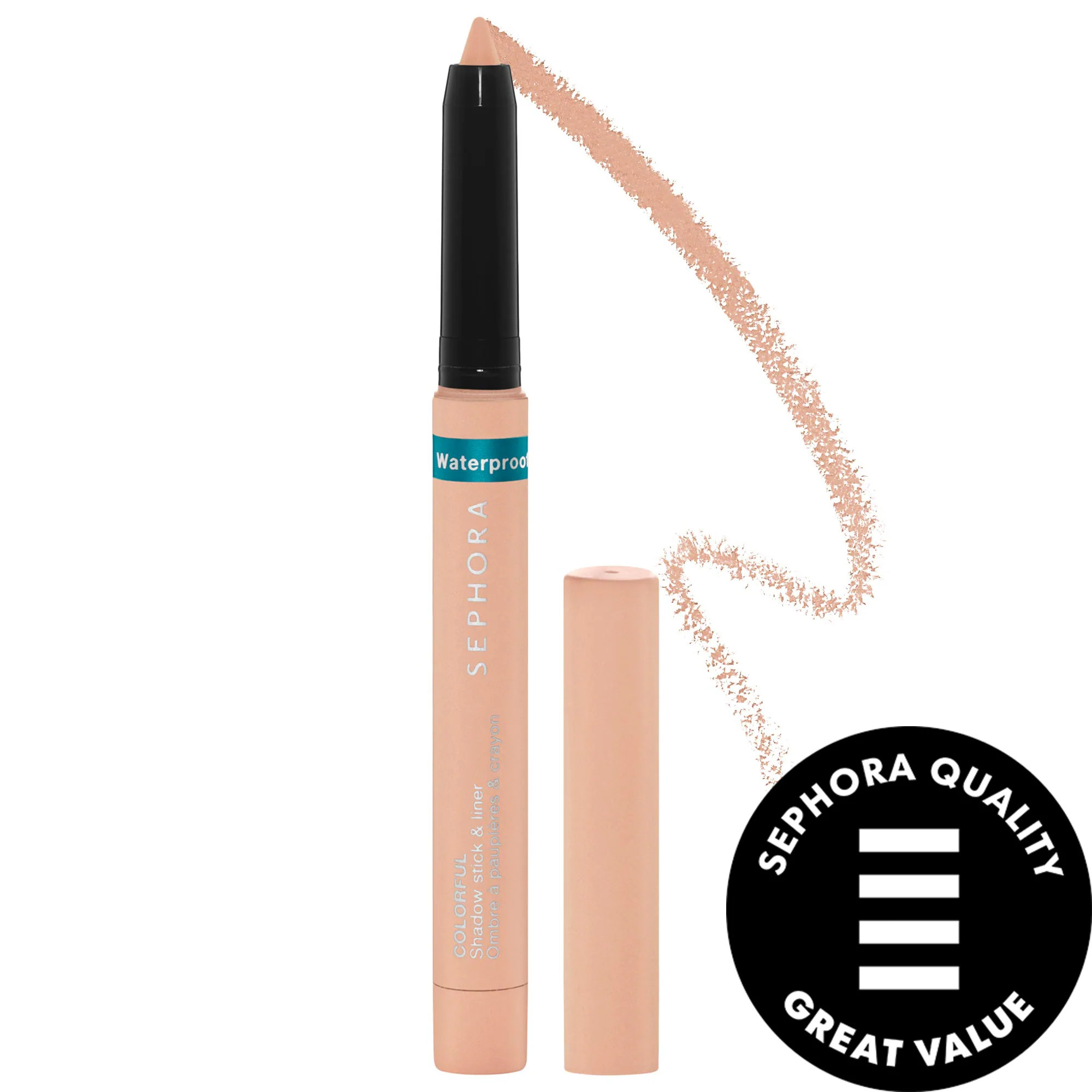 SEPHORA COLLECTION Sephora Colorful Waterproof Eyeshadow & Eyeliner Multi-Stick 01 Stone Matte .33 oz | Sephora (US)