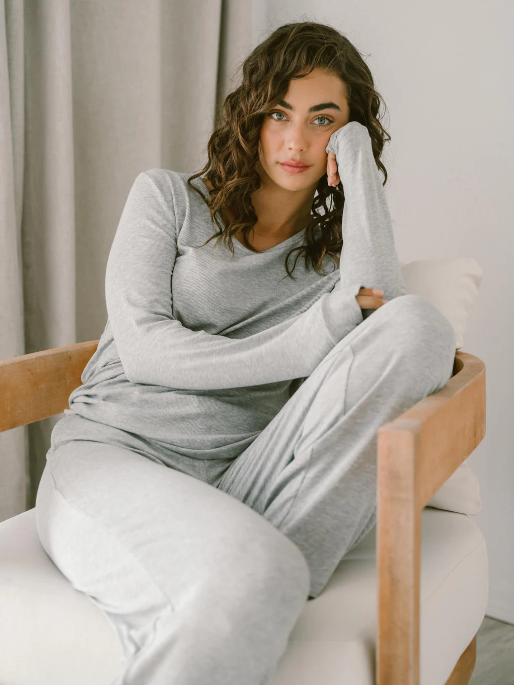 Women’s Bamboo Rib-Knit Lounge Pant | Cozy Earth