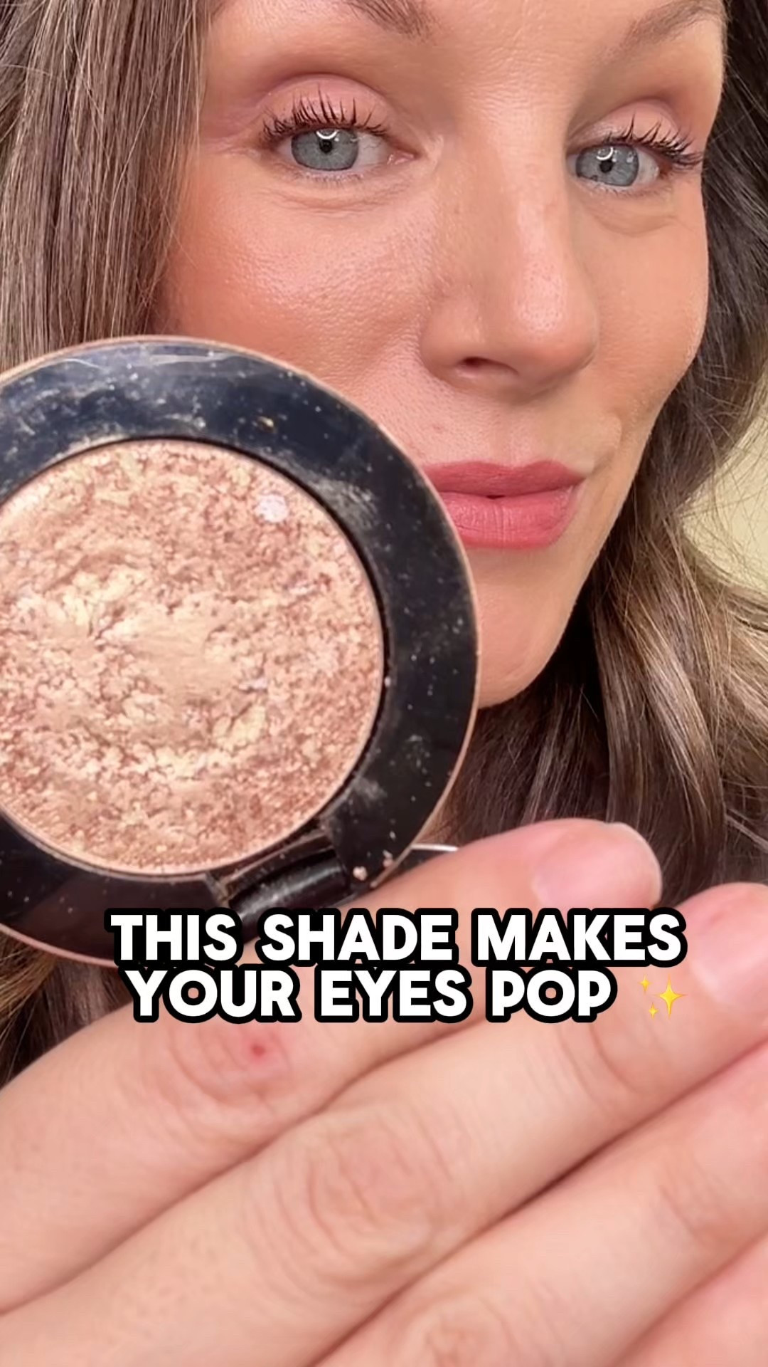 Beam is that perfect champagne shimmer — smooth, metallic, and buildable with zero mess. No fallout, no patchiness, just a bright, glossy glow that works for every look from minimal to glam.

#makebeauty #makebeautyeyeshadow #metalliceyeyeshadow #multichromatic #beautyover40 


#LTKBeauty #LTKOver40